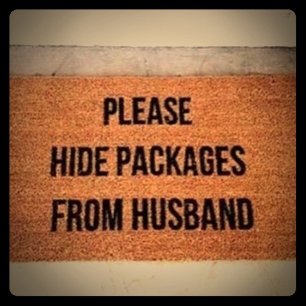 Please Hide package from husband